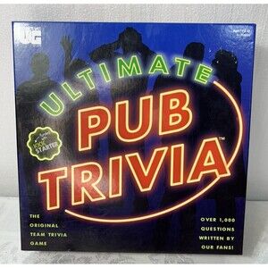 Ultimate Pub Trivia Team Trivia Game 1000 Questions University Games Party Game